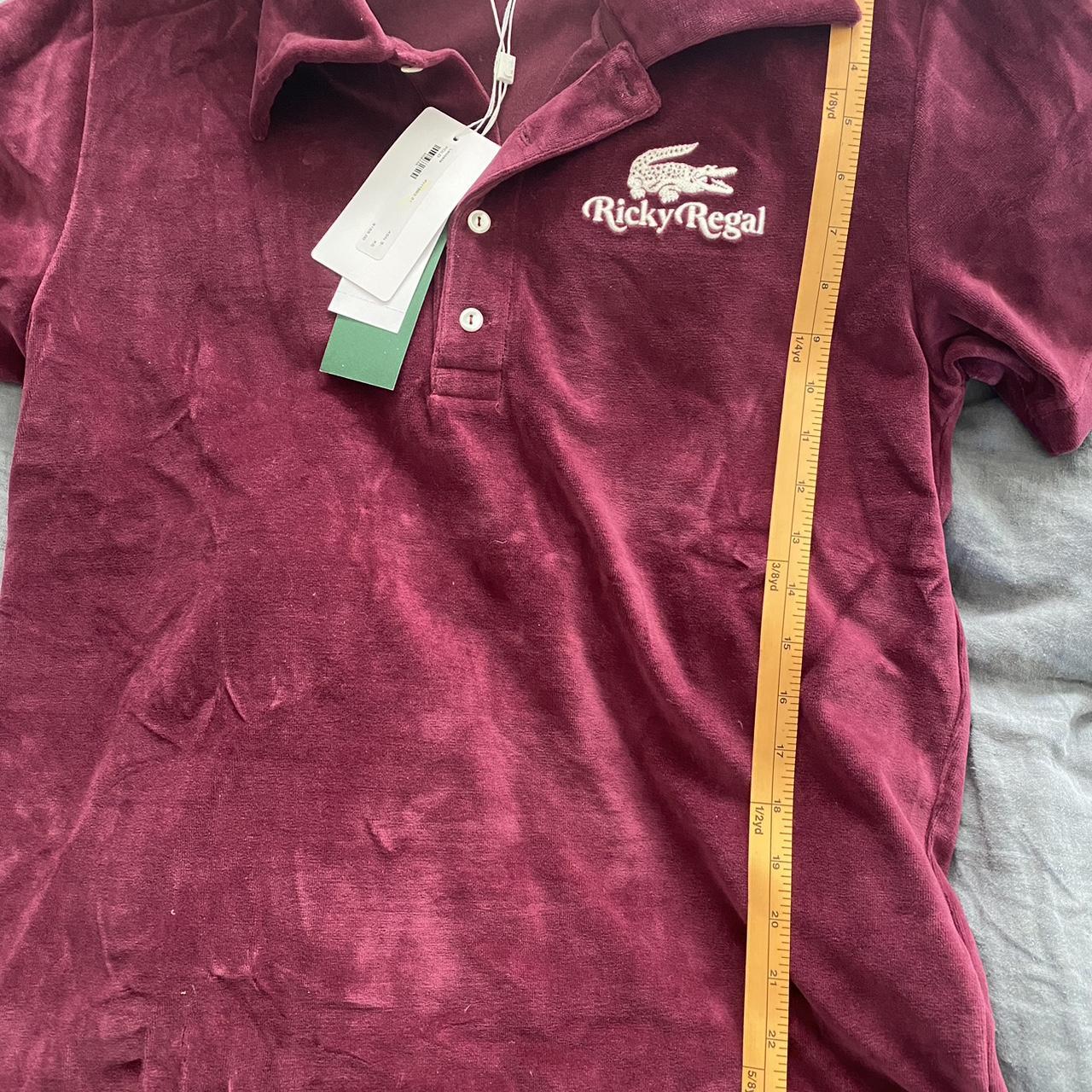 Lacoste x Ricky Regal　リラックスフィットPOLO　サイズS Lacoste x Ricky Regal Relaxed Fit Velvet Polo Green - SS21 - US