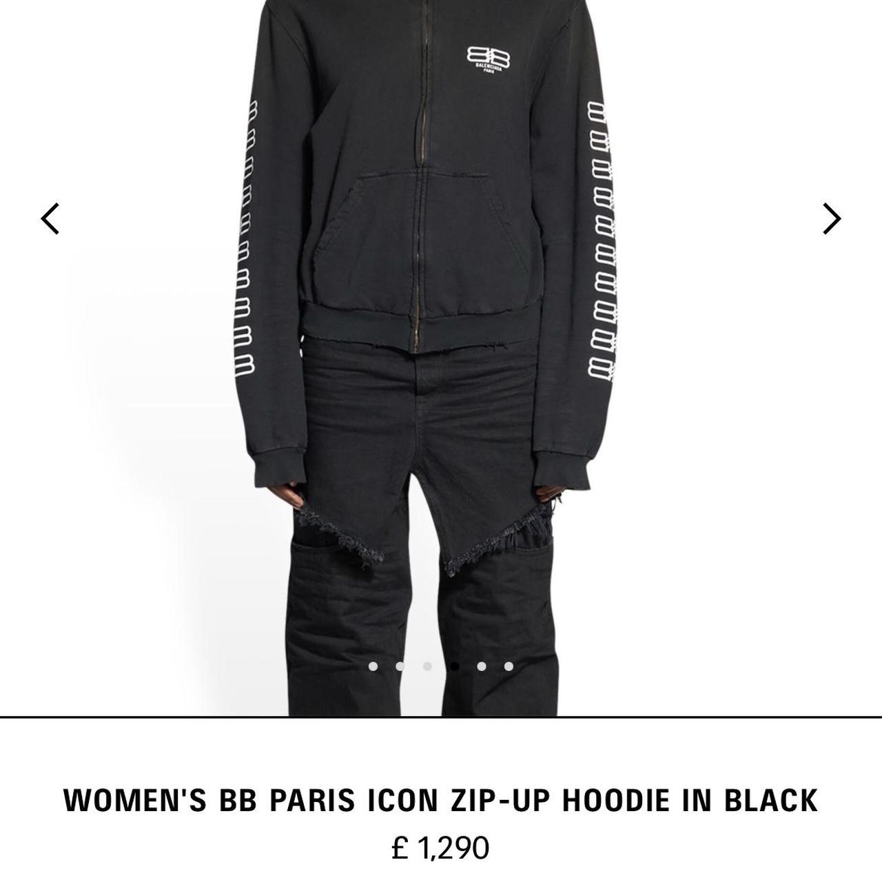 【BALENCIAGA】BB PARIS ICON プルオーバー 楽天市場】BALENCIAGA 2022AW BB Paris Icon Zip Up Hoodie