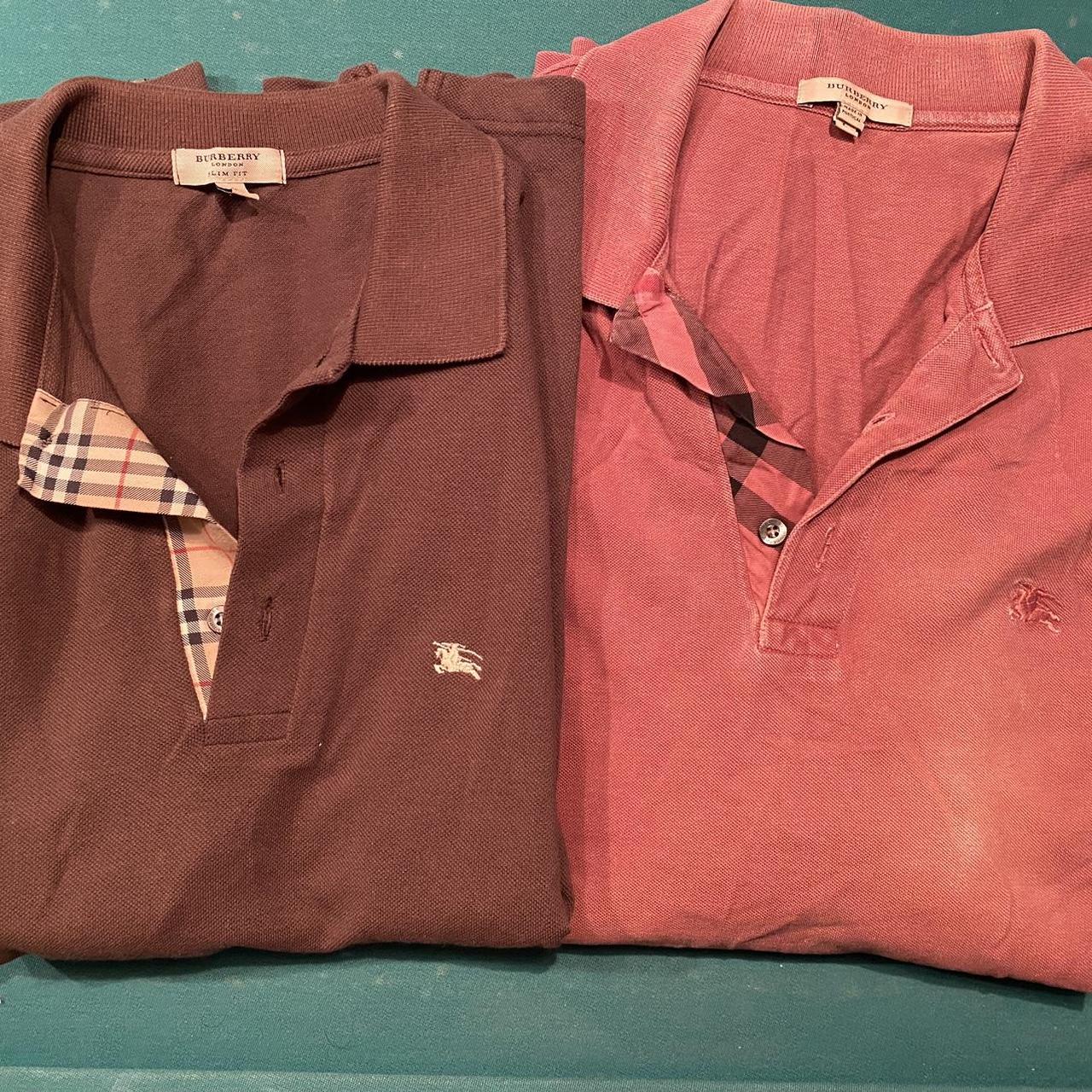 Lot deals of 2 Burberry Brit Men's Polo Large