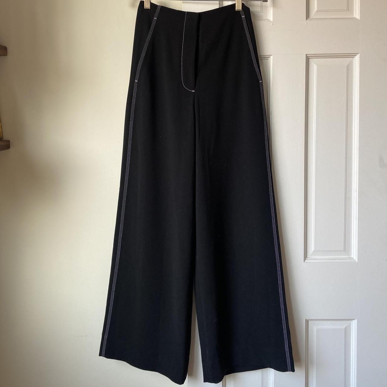 Arket Women's Black Trousers | Depop