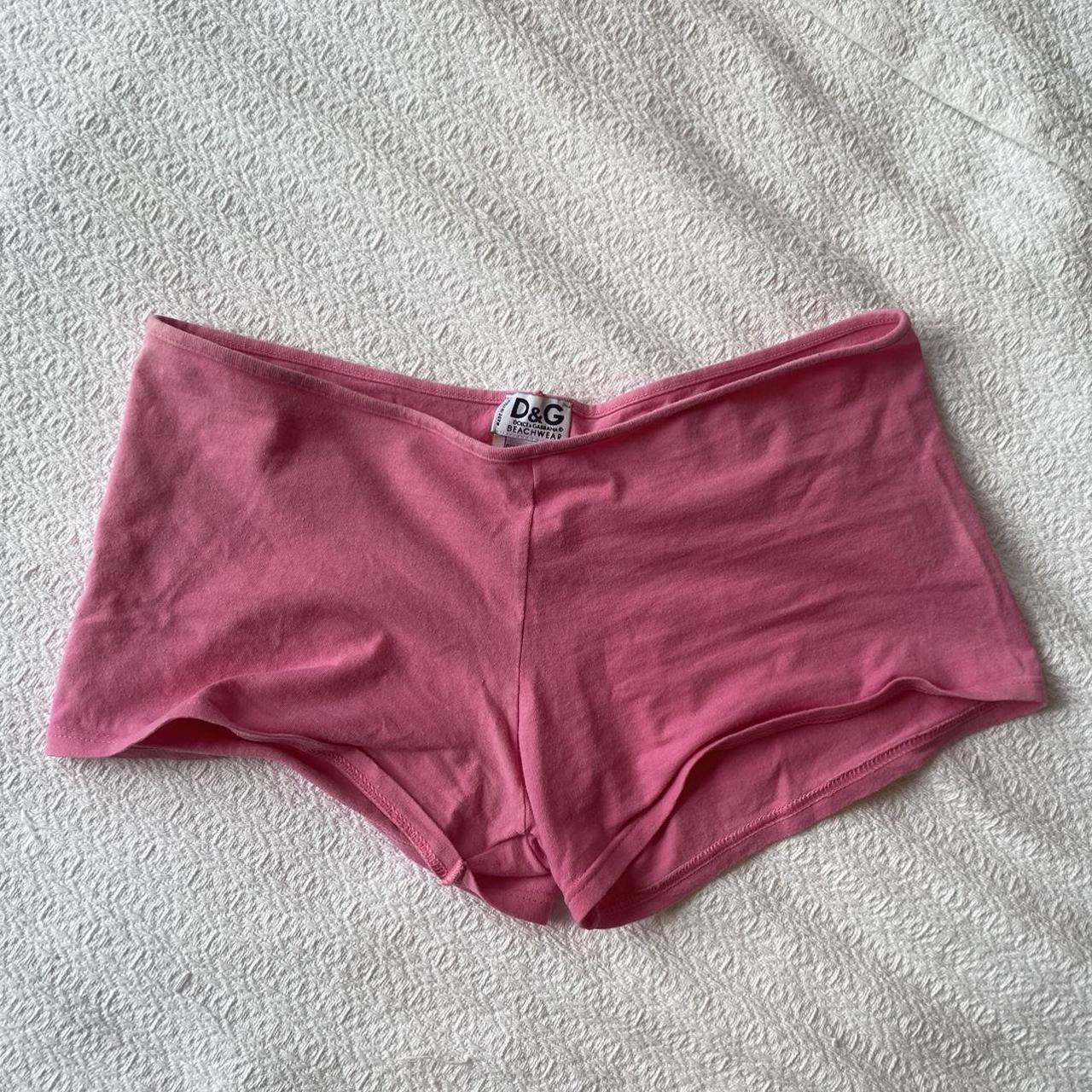 Tiny pink hot pants Low rise Dolce & Gabbana... - Depop