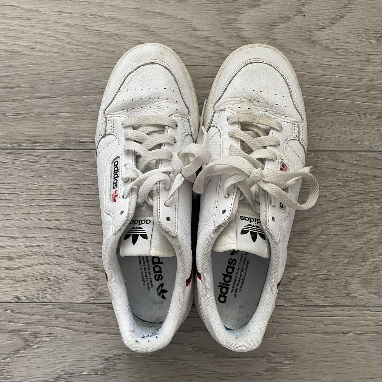 adidas originals continental 80 trainers in off white
