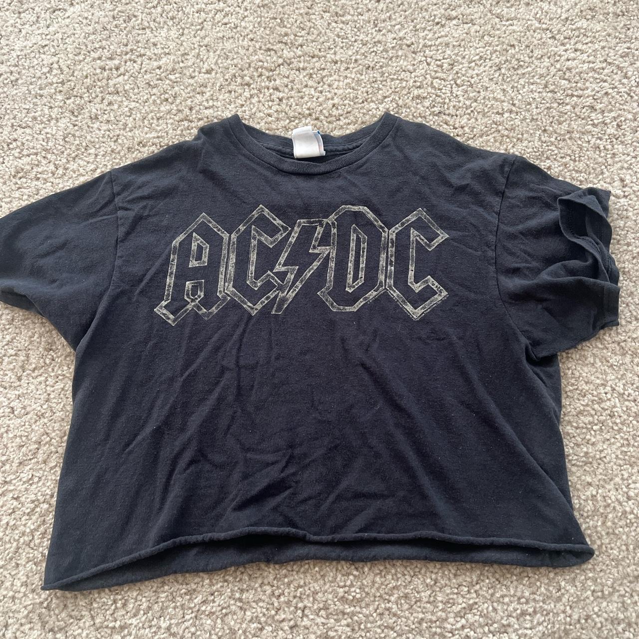 ac dc black shirt. size s. #acdc - Depop