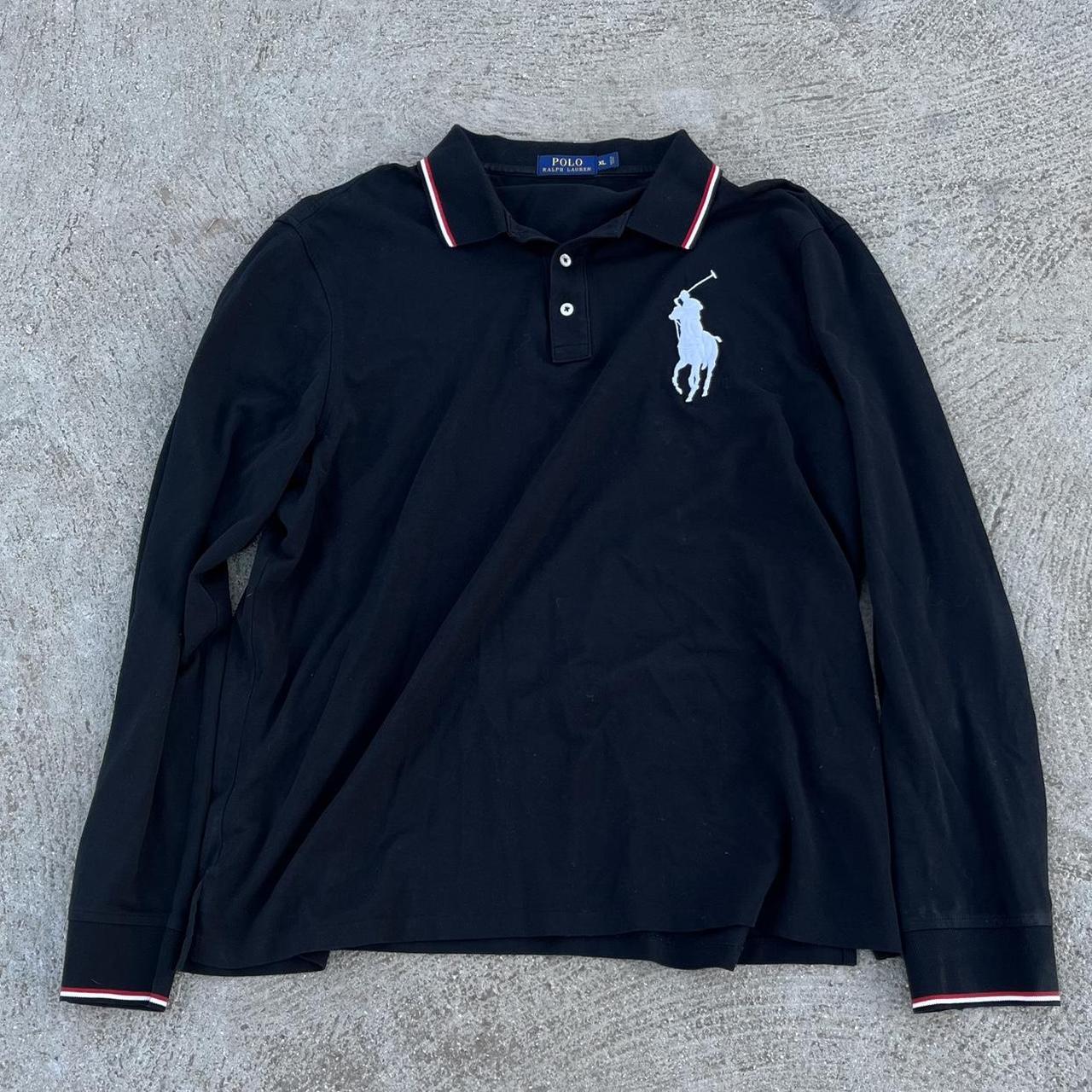 Polo Ralph Lauren black long sleeve polo shirt #polo | Depop
