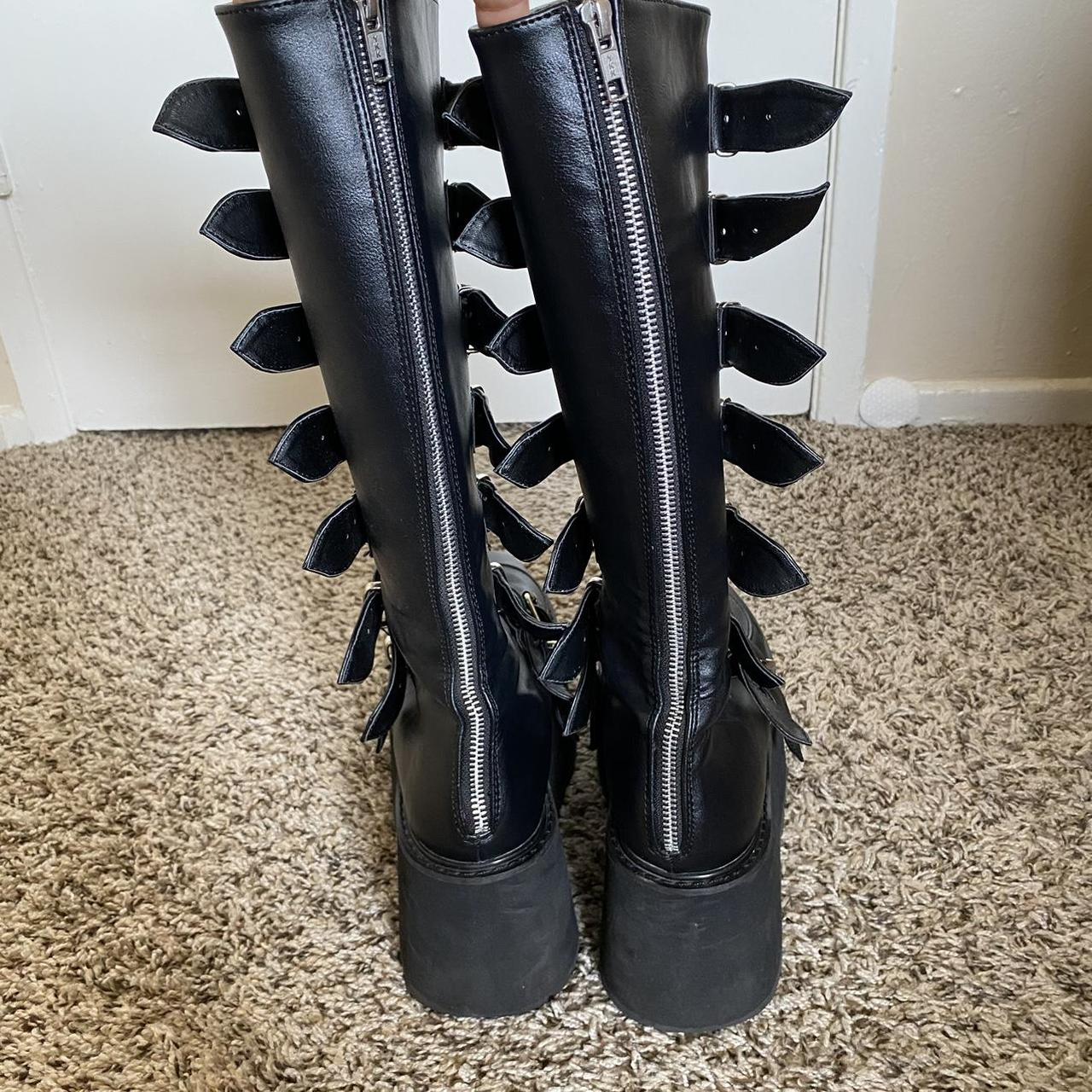 demonia damned 318 black leather