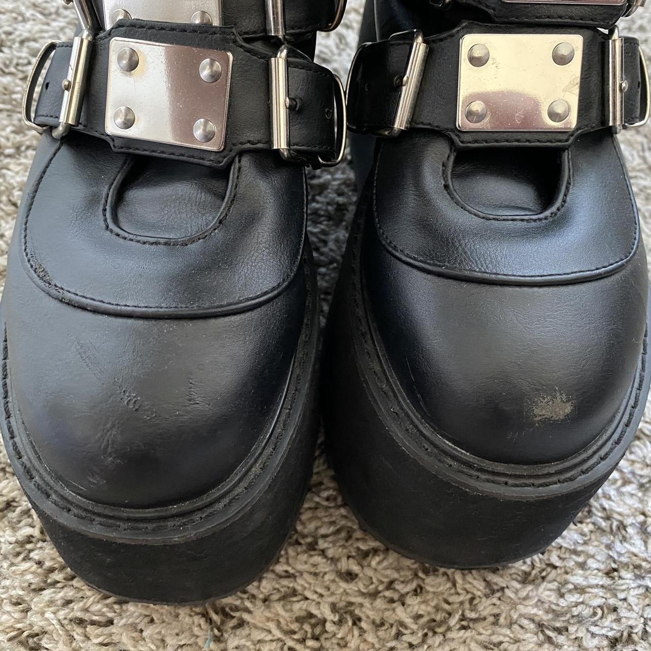 demonia damned 318 black leather