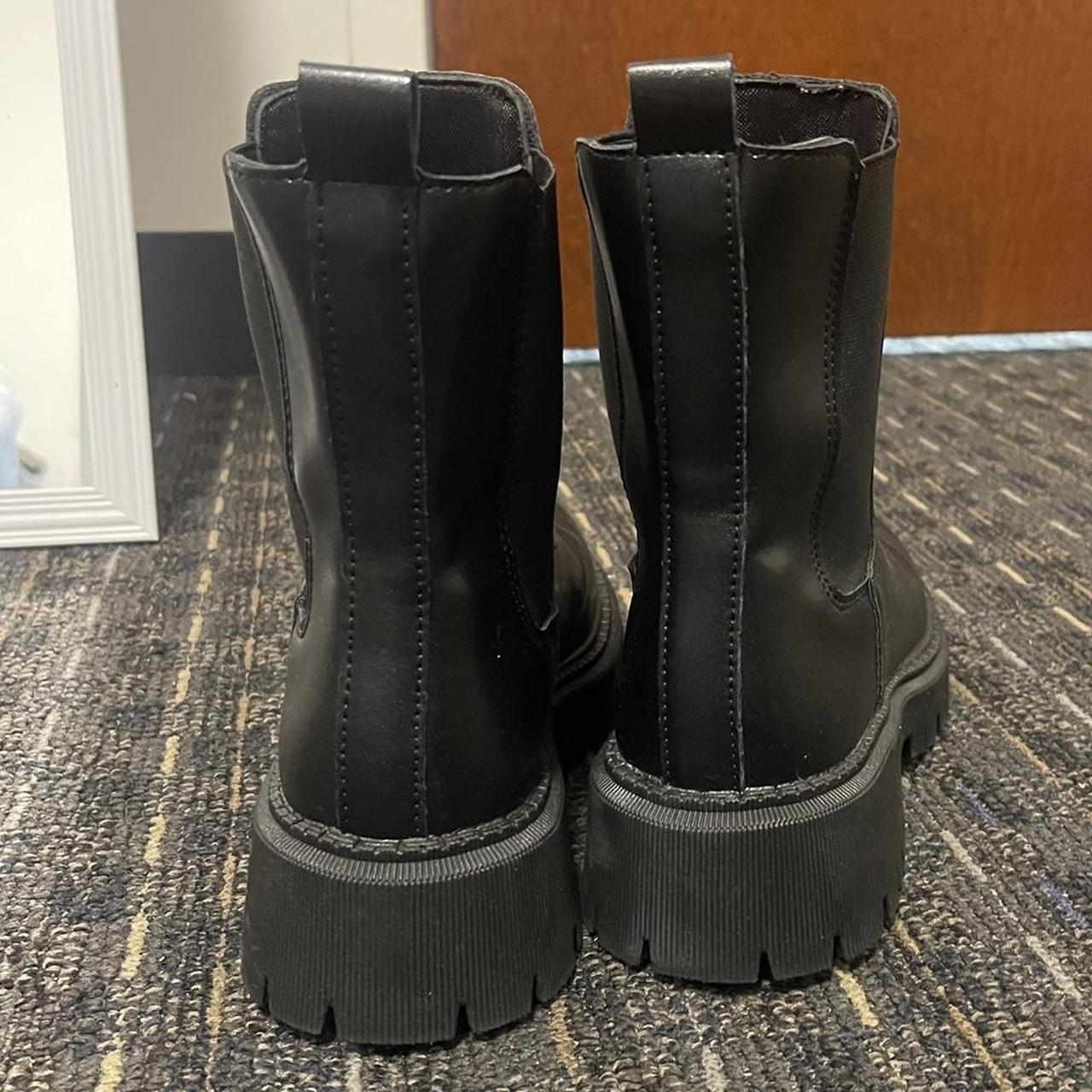 missguided black chunky boots