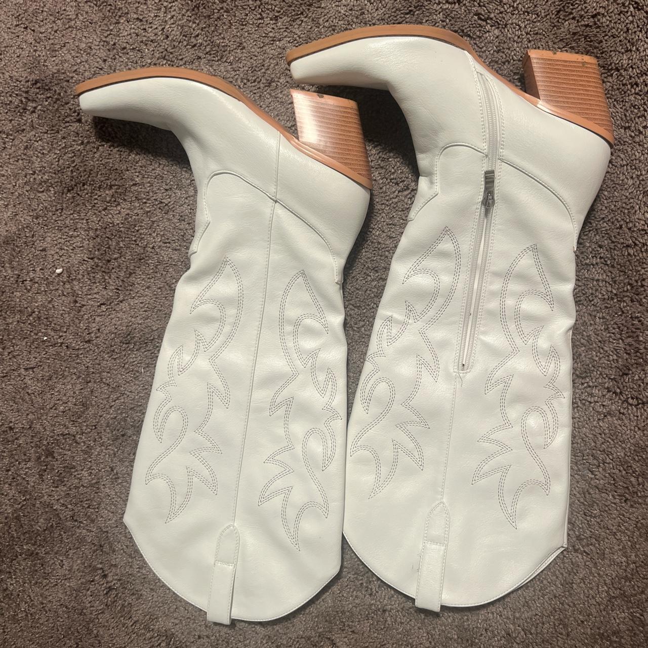 WHITE BILLINI COWBOY BOOT. Worn once. Women’s size... - Depop