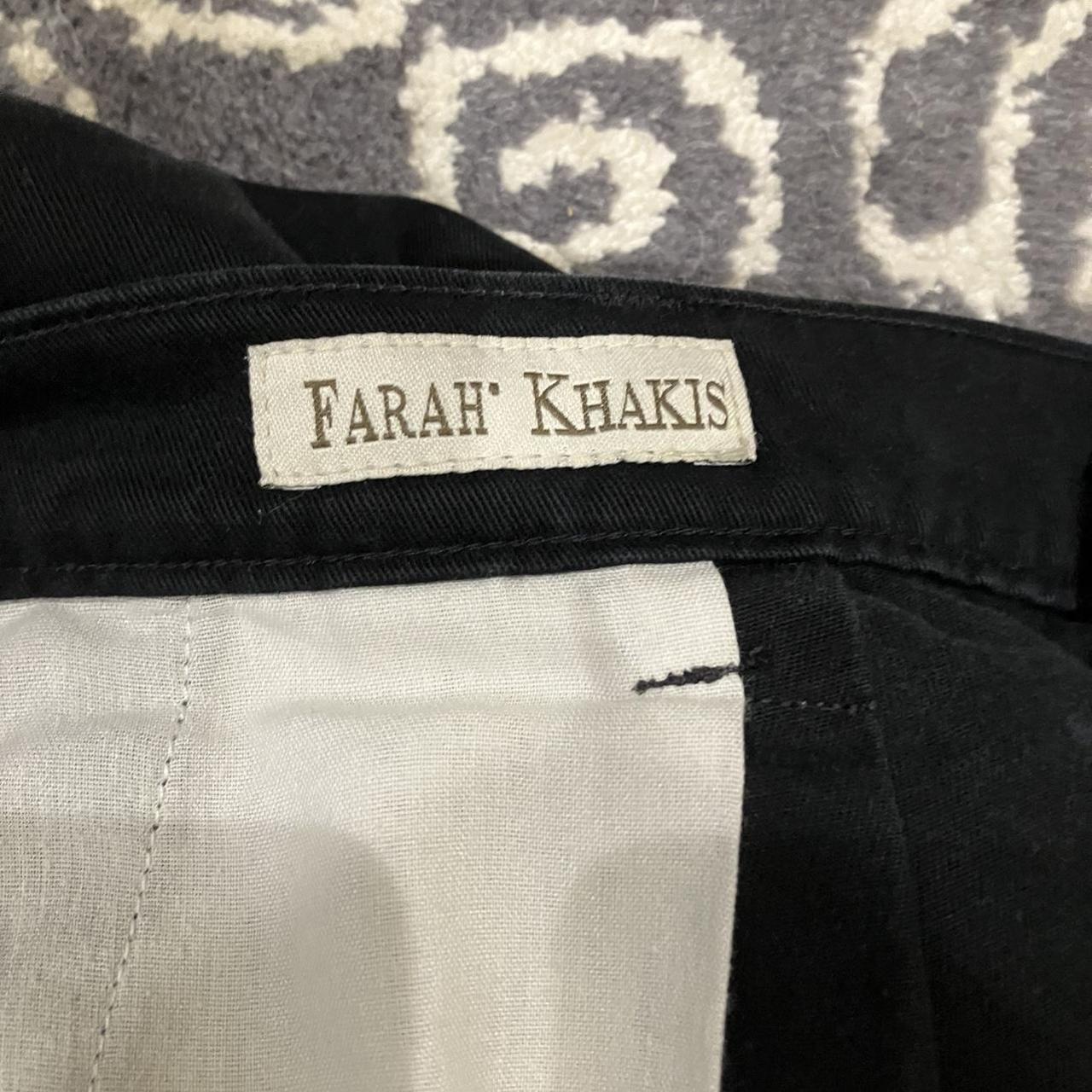 Farah Men's Black Trousers (5)