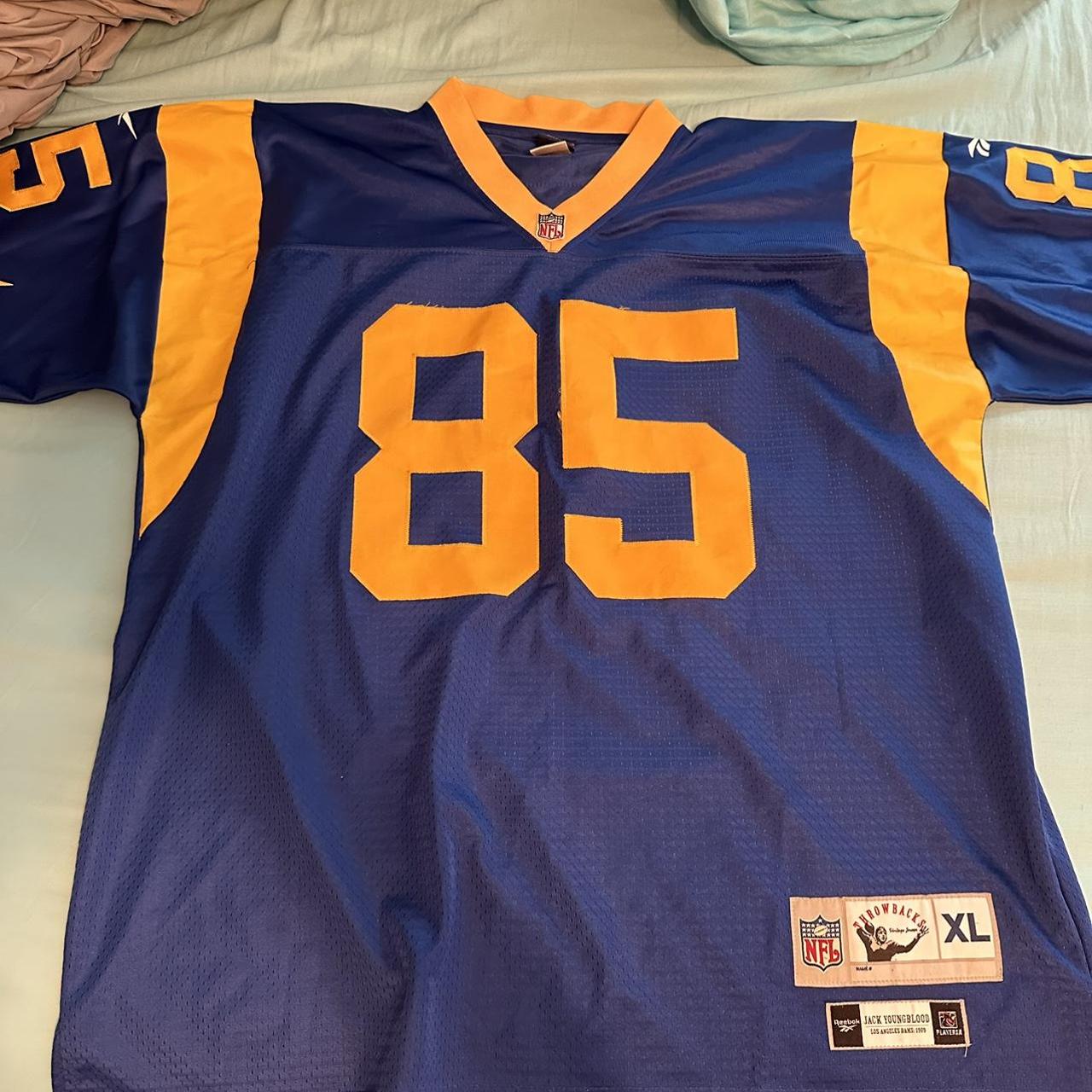 Hall Of Fame- Jack Youngblood Throwback Reebok - Depop