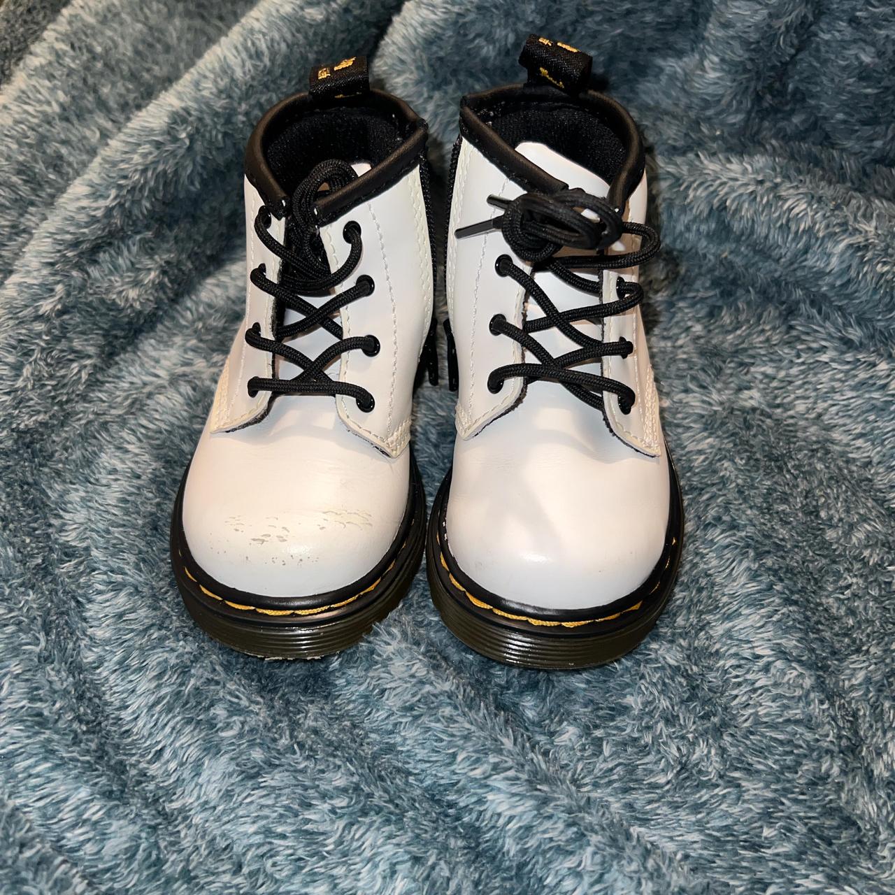 Dr. Martens baby shoes in size 6. Signs of wear as... - Depop