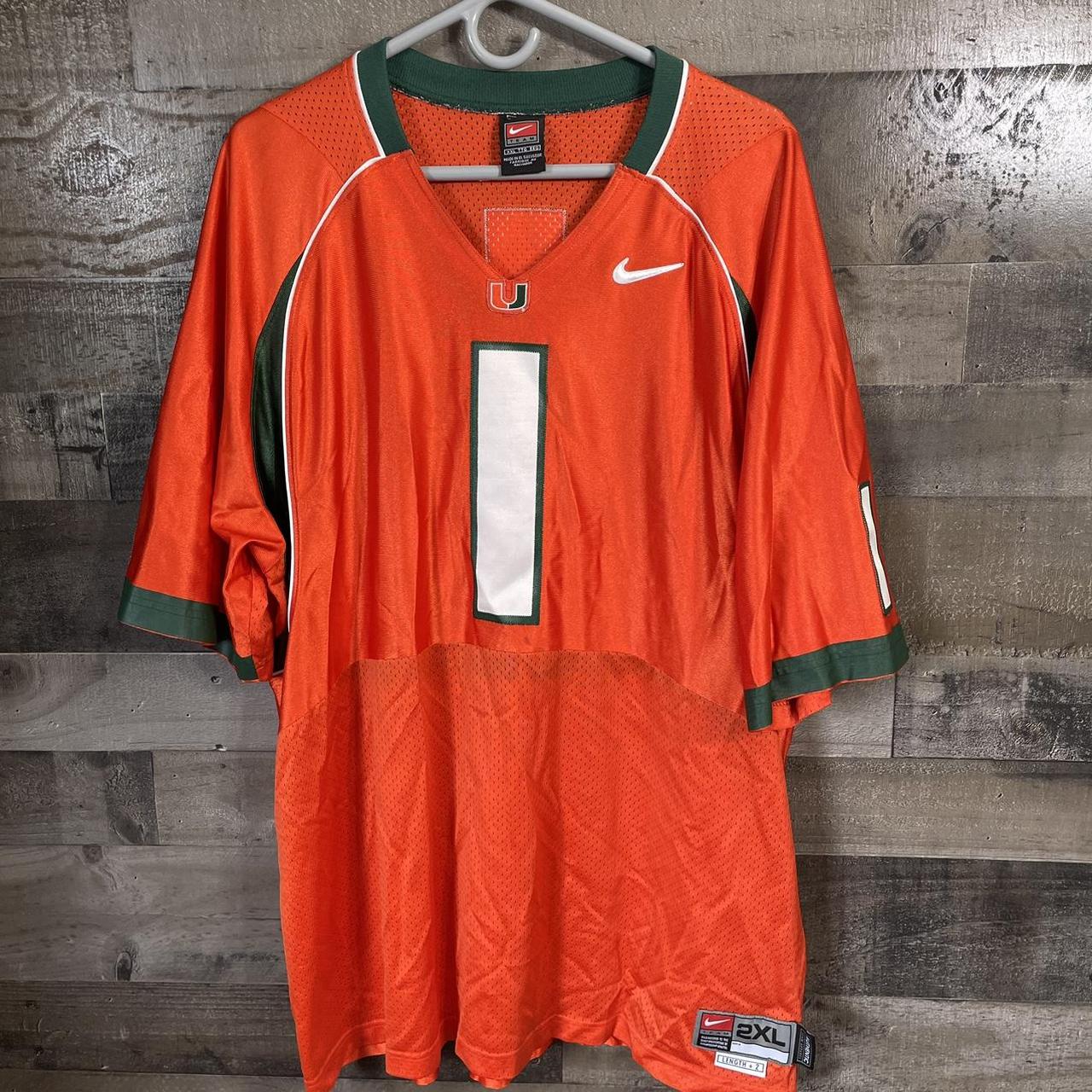 Vintage Nike Miami Hurricanes Football Jersey