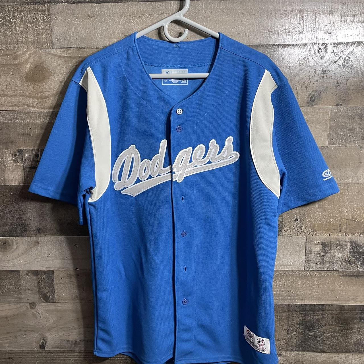 Dodgers MLB baseball jersey Size xxl True fan - Depop