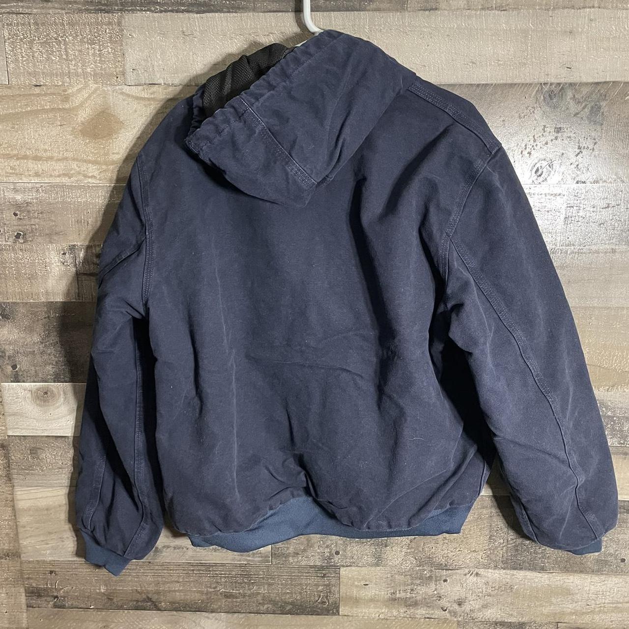 vintage navy blue CARHARTT jacket brand new with... - Depop