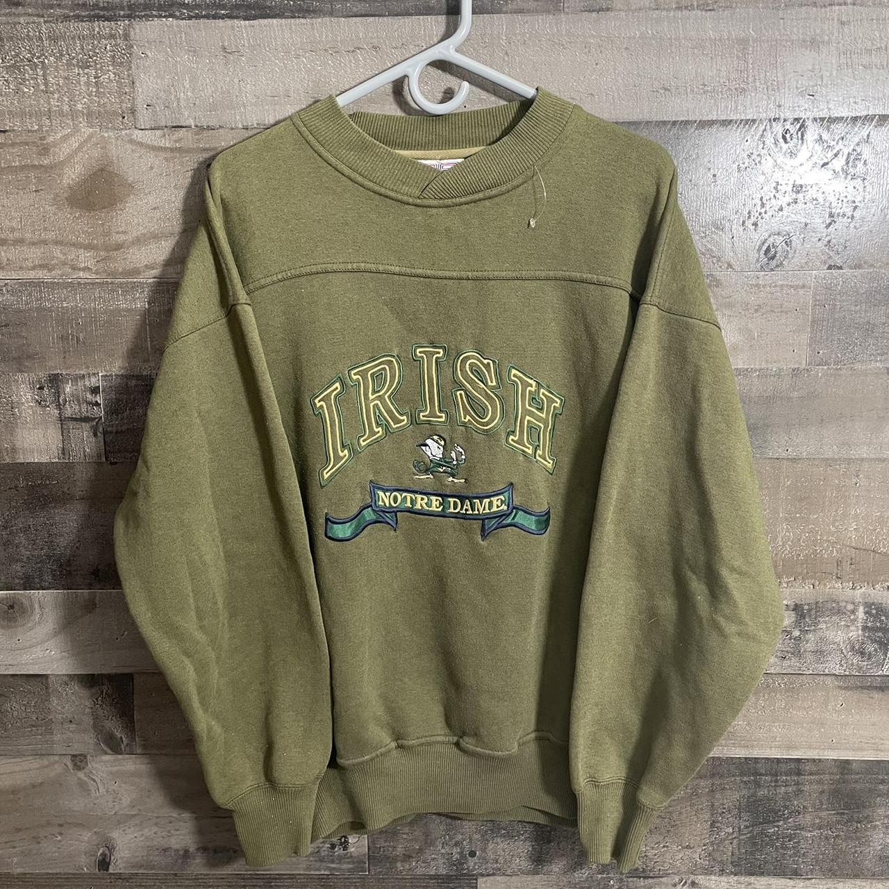 Notre dame best sale embroidered sweatshirt