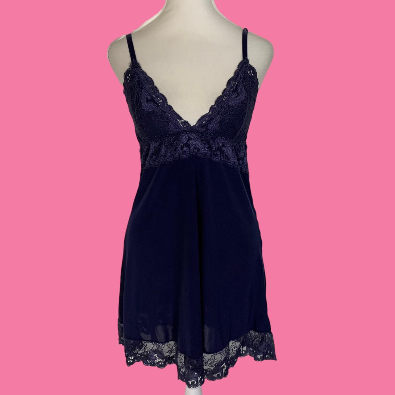 Y2k fairycore lace babydoll slip dress! Size-n/a... - Depop