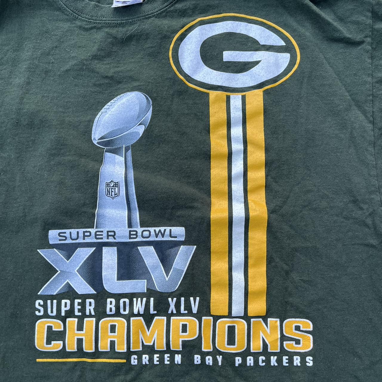 Super Bowl XLV Champions Green Bay Packers NFL Tee (XL)