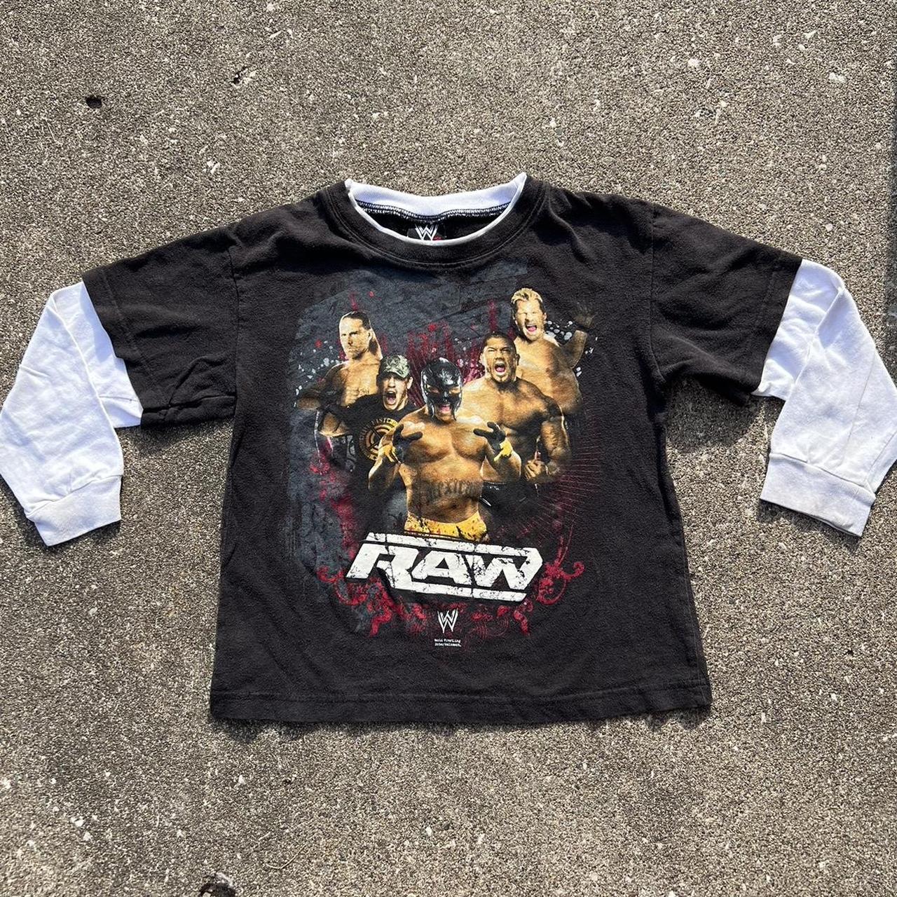 Y2K 00’s WWE RAW Graphic Baby Grunge Layered Long... - Depop