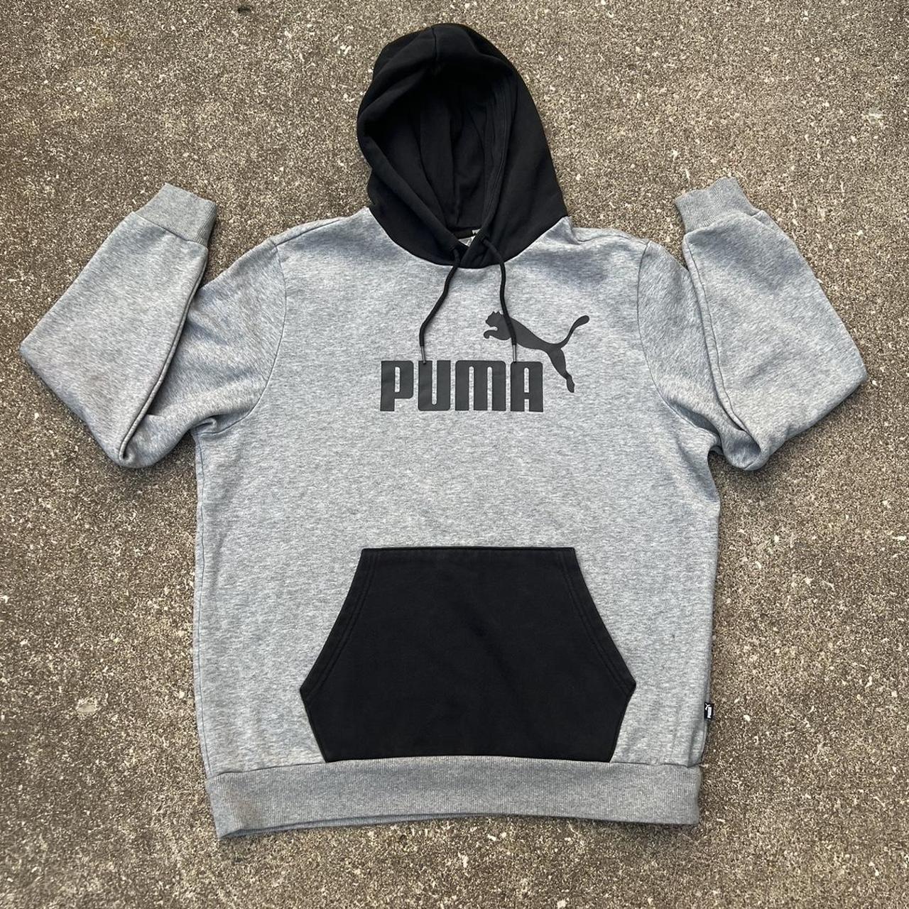 Puma Logo Hoodie Streetwear, Skater, Outdoors Long... - Depop