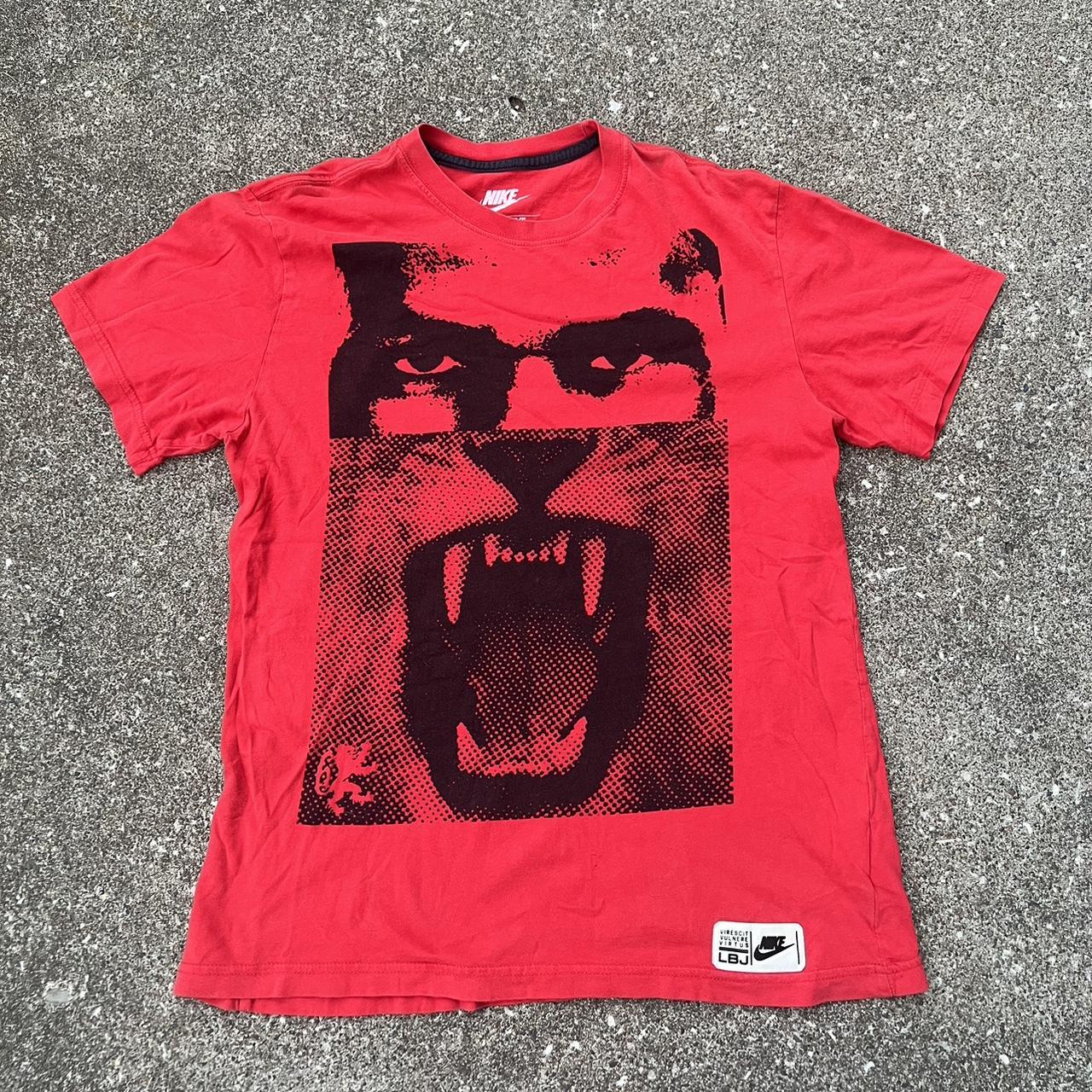 Nike Lebron Lion T-Shirt in Red for Men