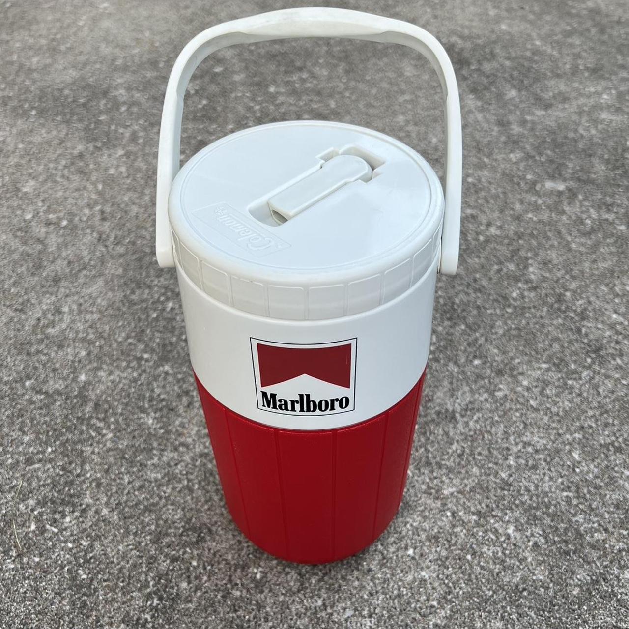 Vintage 90s Coleman Water Jug 5590 Thermos Marlboro - Depop