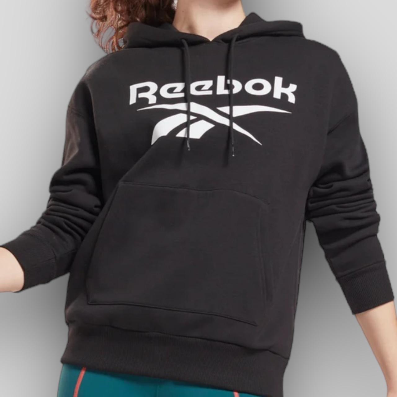 Reebok Identity Logo Fleece Pullover Hoodie - Black