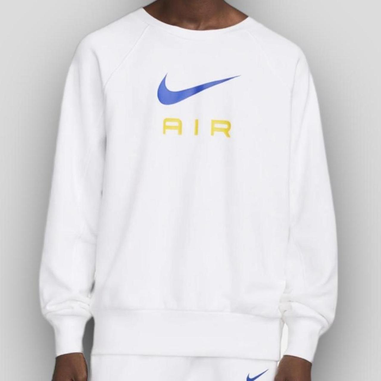 nike french terry crew sweatshirt