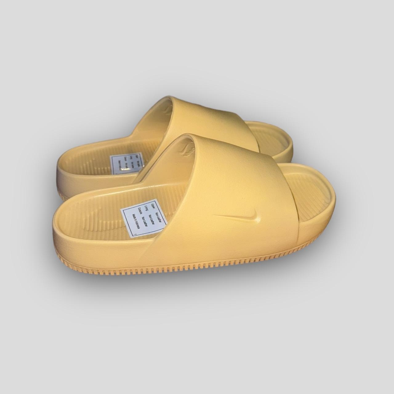 Tan nike slides online