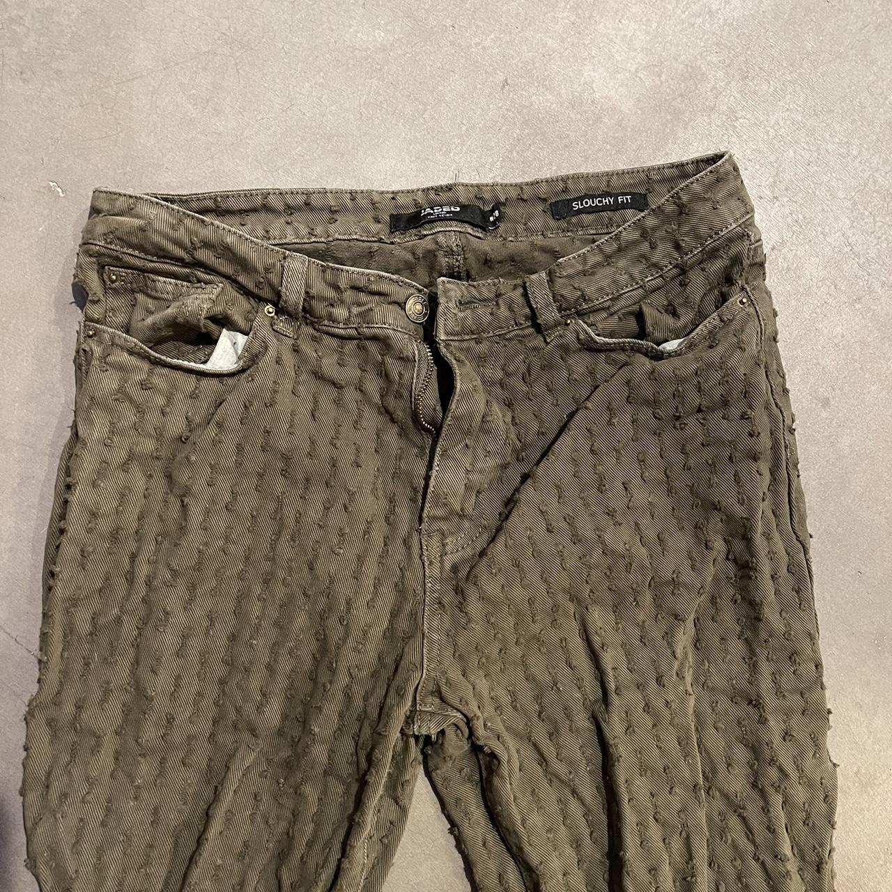 Jaded London green distressed boyfriend jean! size... Depop