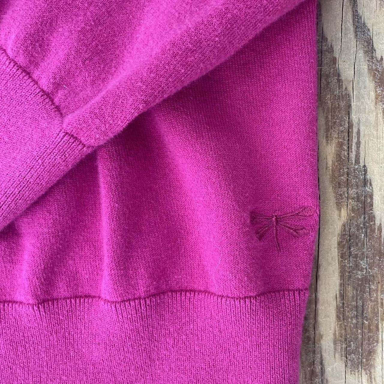 Cute pink button up cardigan Fuchsia pink ... - Depop