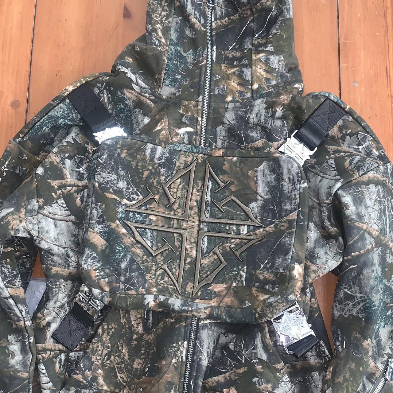 NBA Youngboy X Guapi Jeans camo pocket hoodie brand | Depop