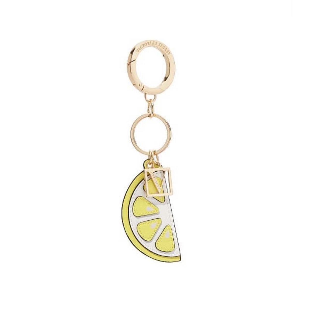 new victoria's secret lemon keychain charm - Depop