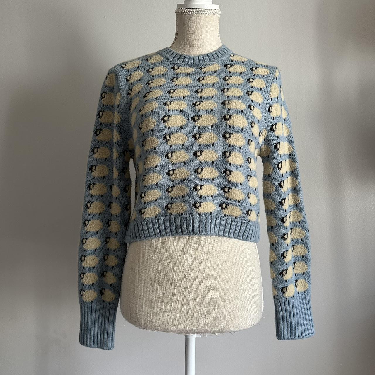 🐑Zara Sheep Sweater 🐑 Brand : Zara Size :... - Depop