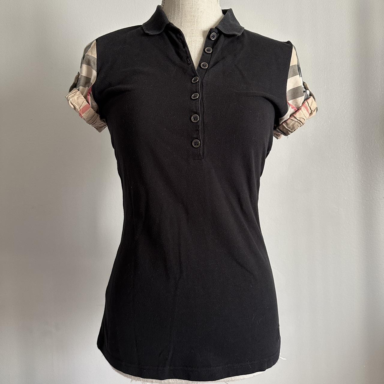 Burberry polo womens store black