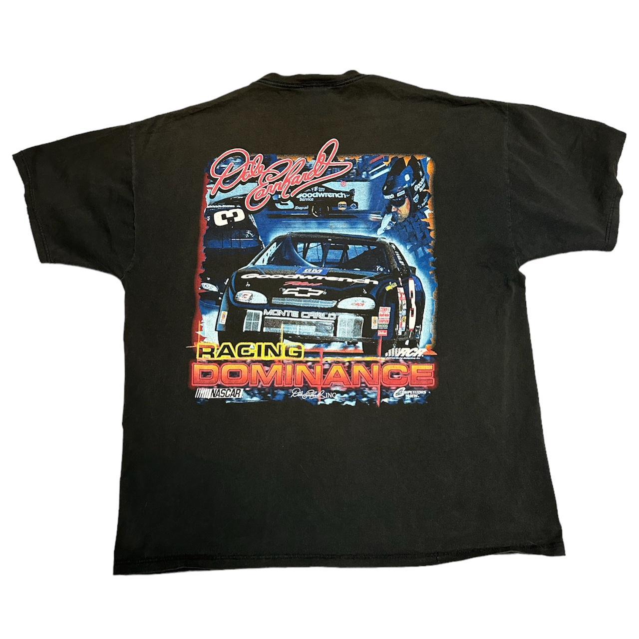 Vintage Dale Earnhardt Shirt Mens 2XL Black Nascar Depop