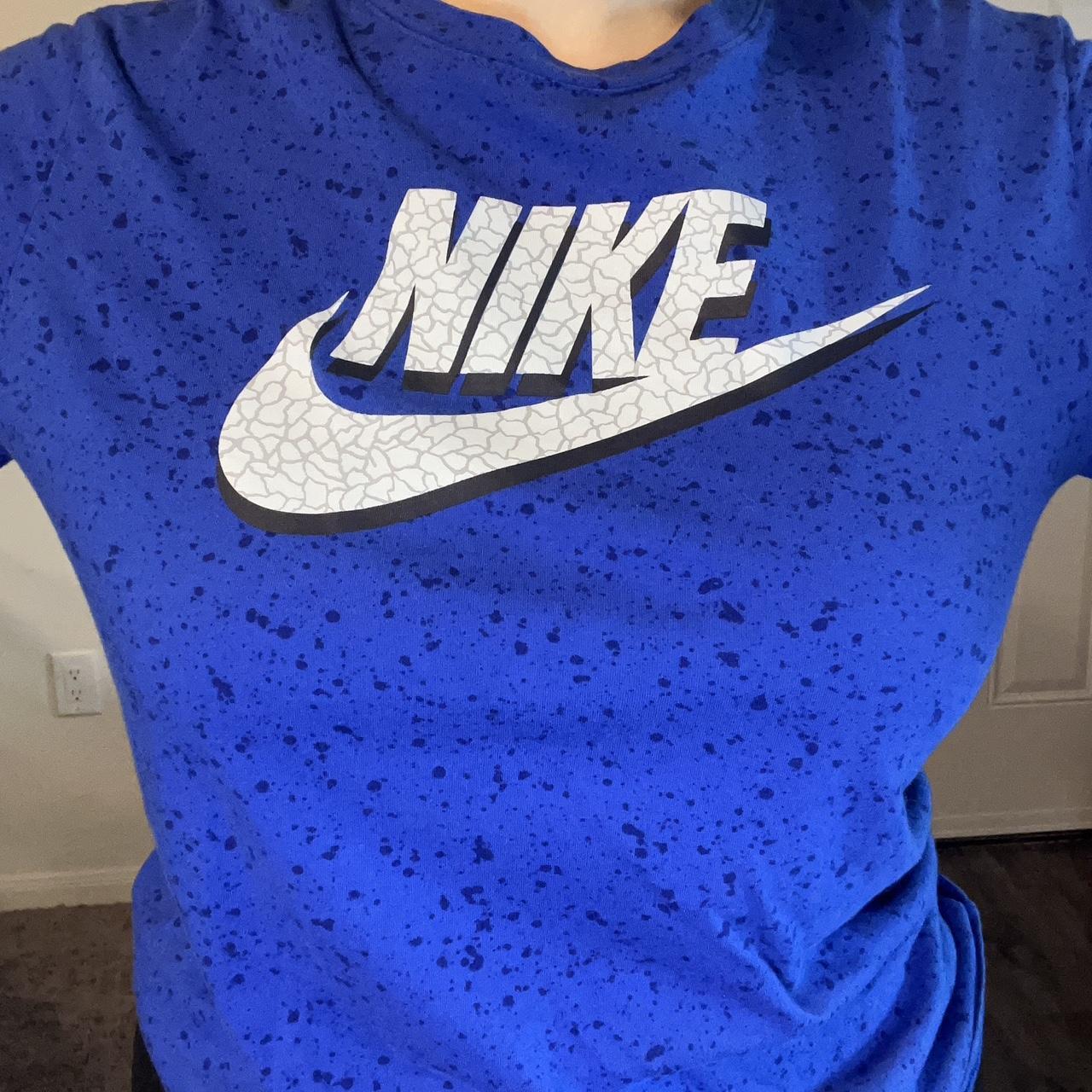 mens nike blue shirt