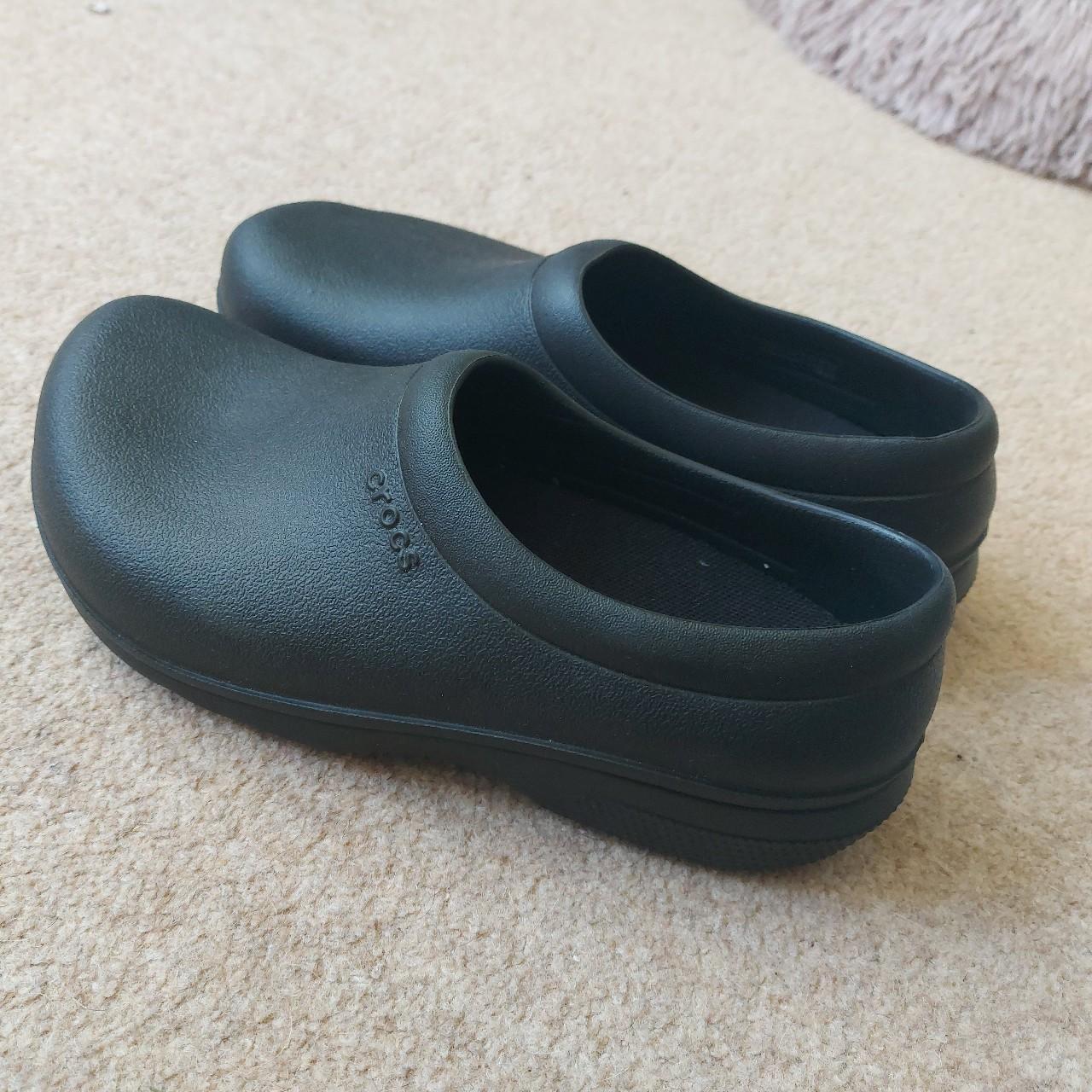 Crocs Women's Black Footwear | Depop