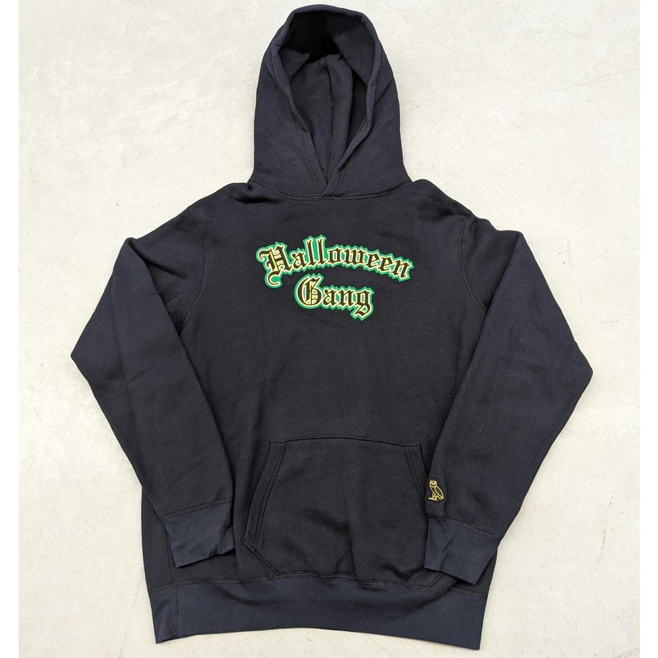 OvO Halloween Gang black essential hoodie Size: | Depop