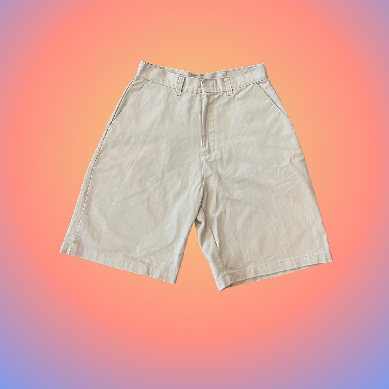90s School Uniform Khaki Shorts Summer is right... Depop