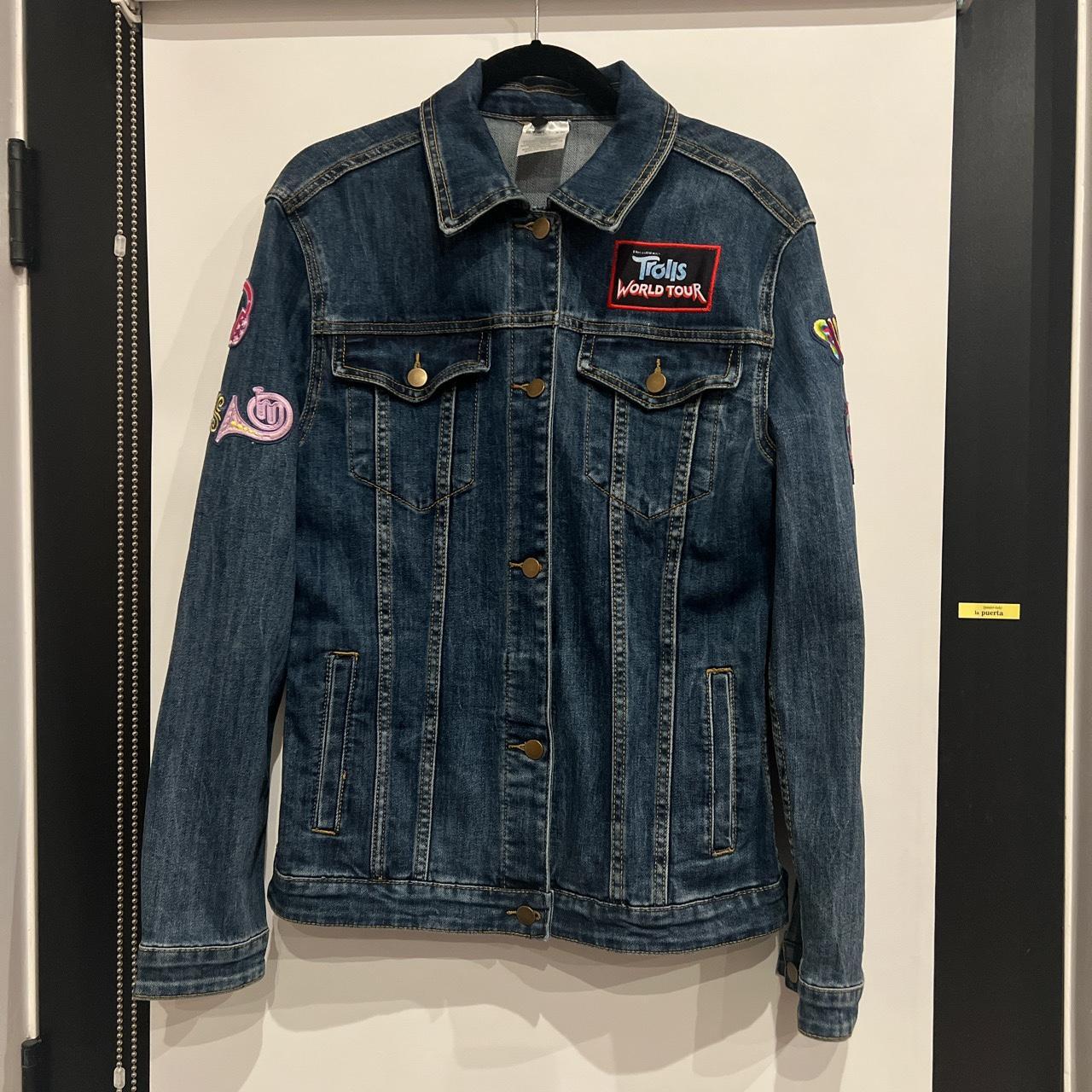 Trolls World Tour denim jacket. Colorful Trolls... - Depop