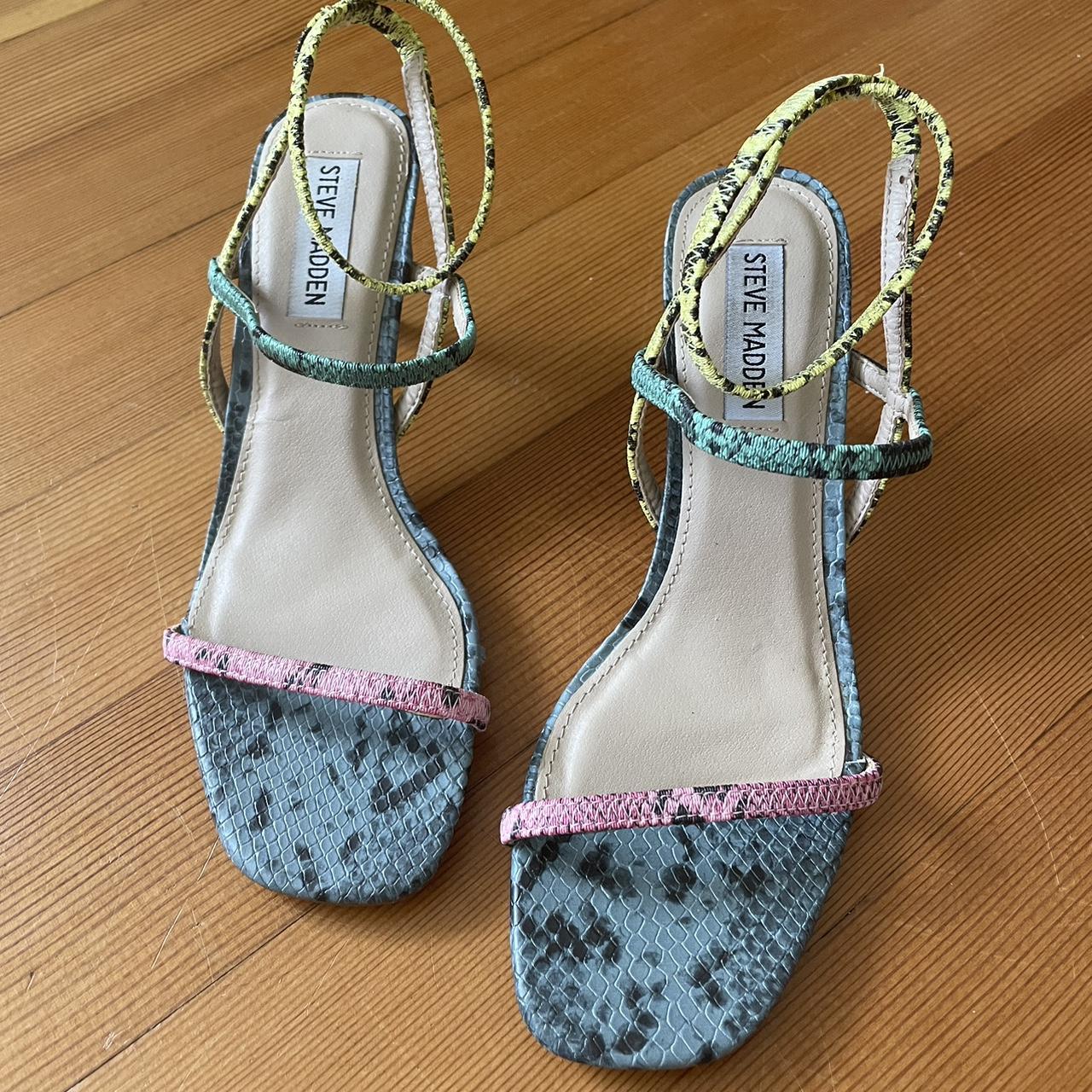 snakeskin kitten heels