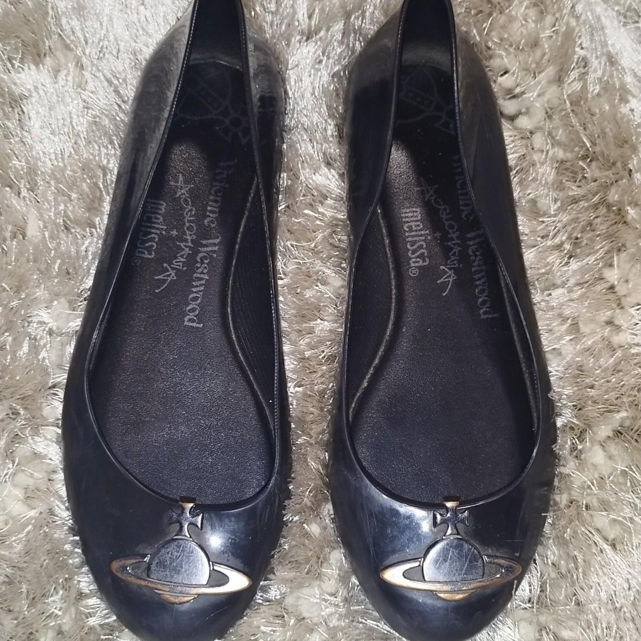 Plain black vivienne westwood shoes hotsell