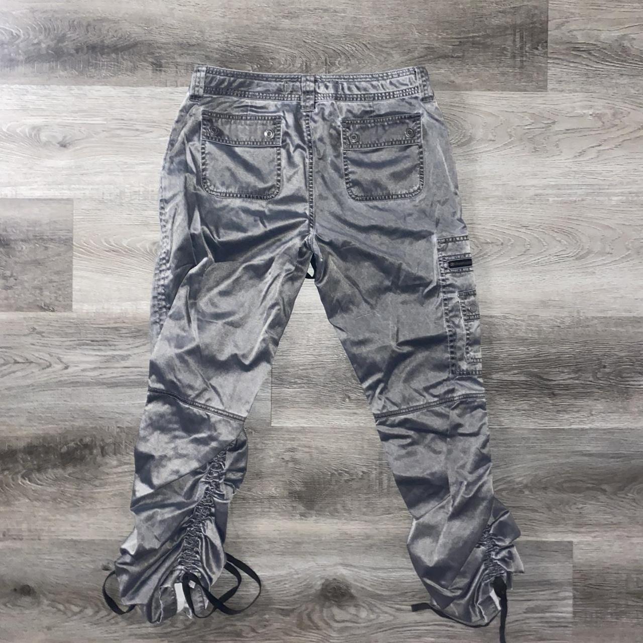 Express Women's Silver Trousers Depop