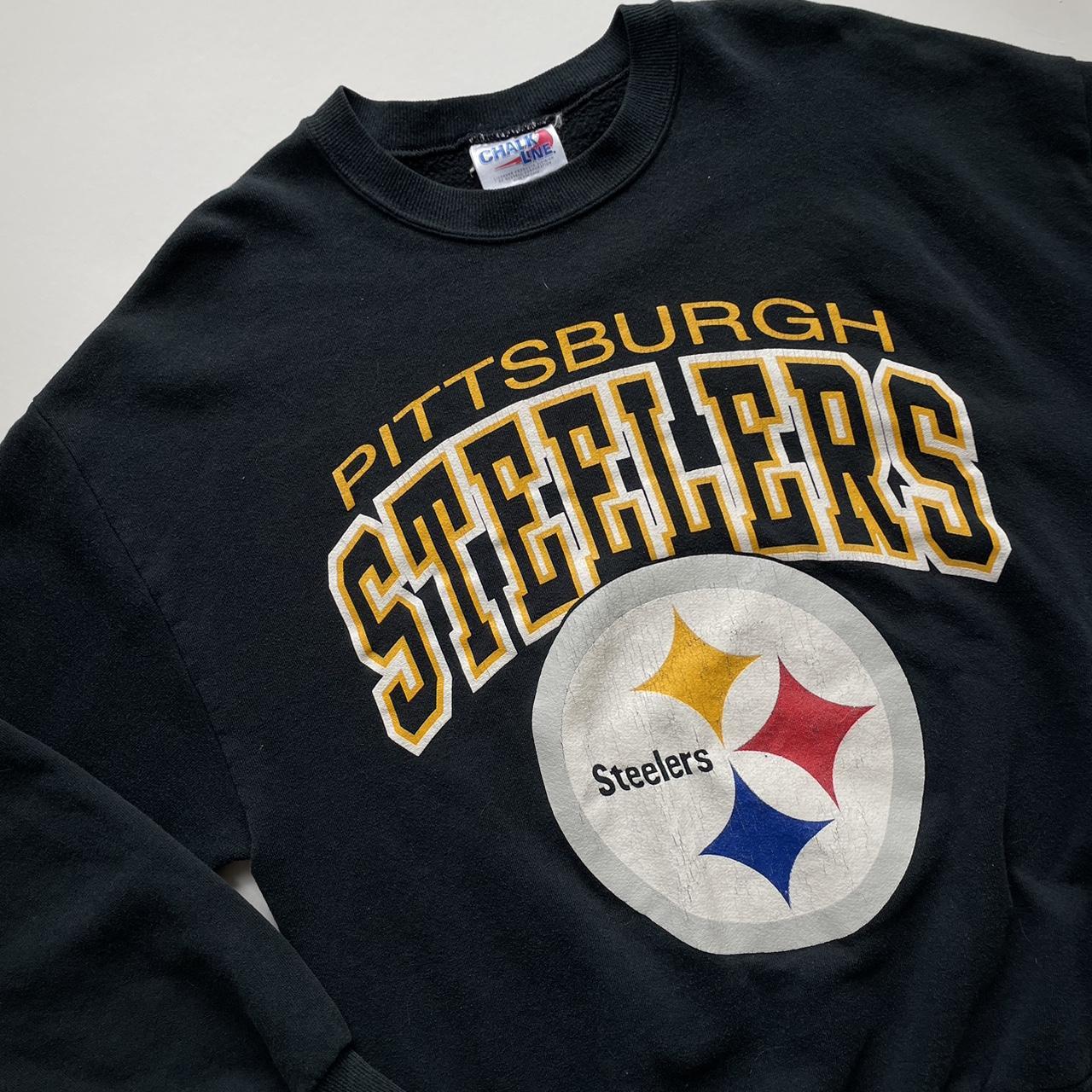 Vintage Pittsburgh Steelers Crewneck. Good - Depop