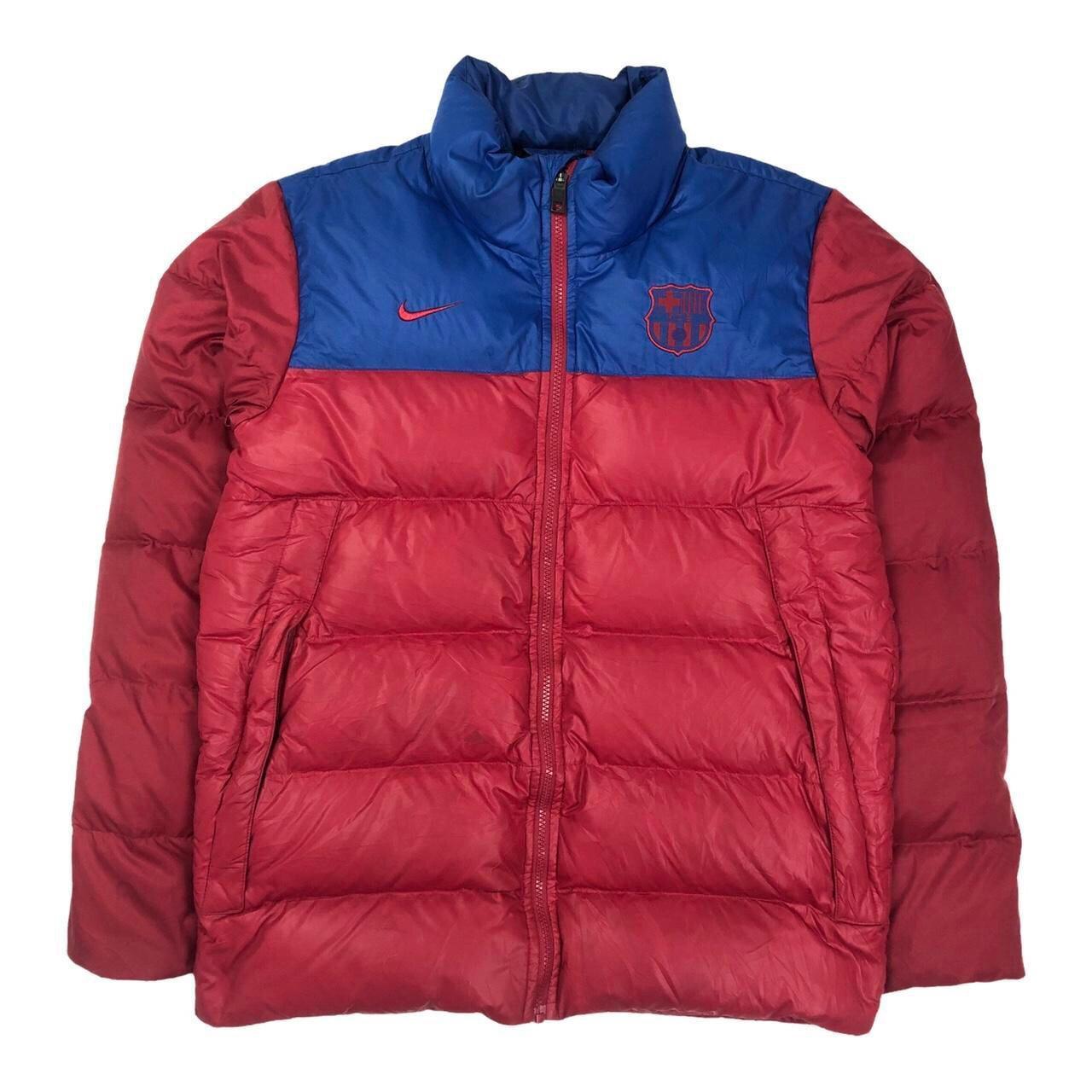 Nike Men's Red and Blue Jacket | Depop