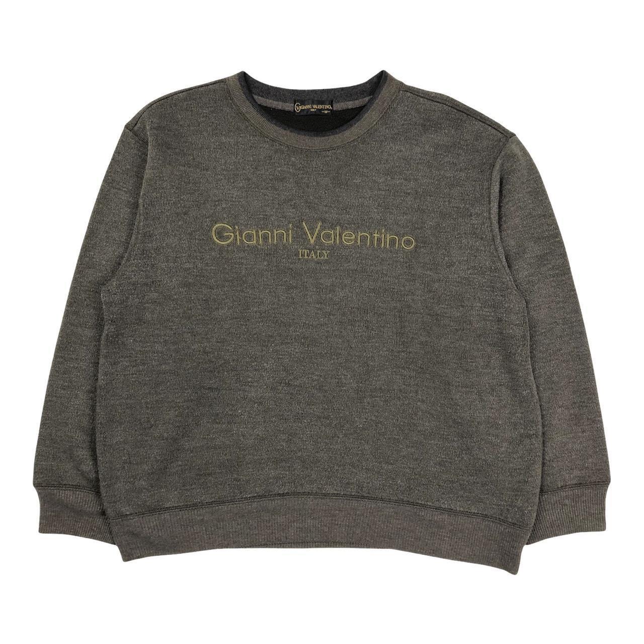 Vintage Gianni Valentino Spellout Sweatshirt... - Depop