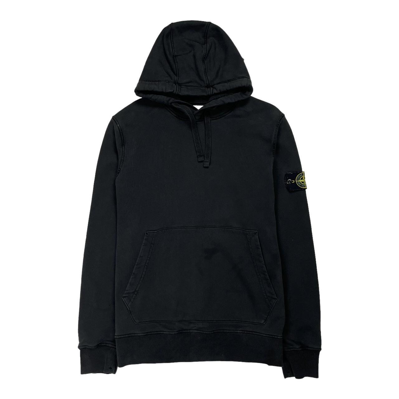 Stone Island Hoodie in Black Size Small (P2P 21”,... Depop