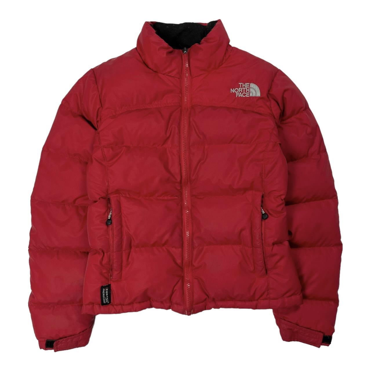 North face sales red coat