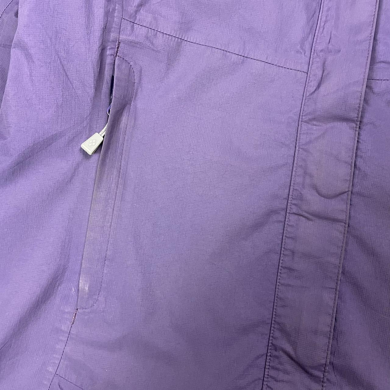 Montbell Goretex Jacket in Purple Hooded Taped... - Depop