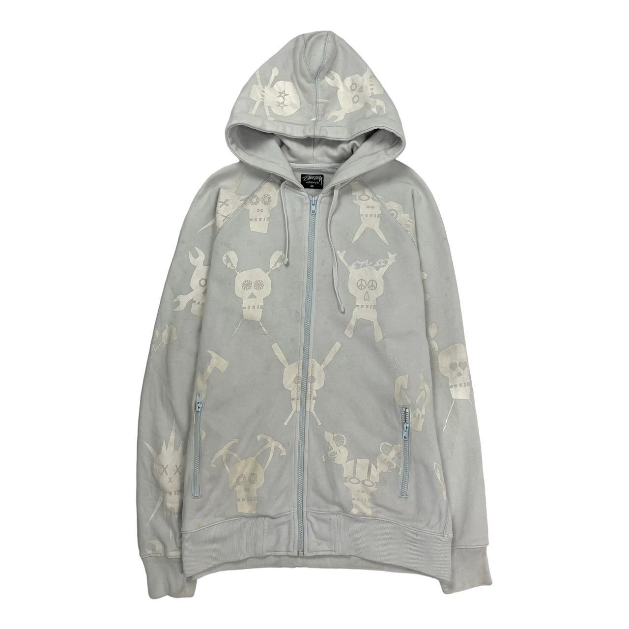 Stussy Skull Hoodie, Vintage Stussy Futura